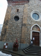 Limone la facciata della Chiesa parrocchiale